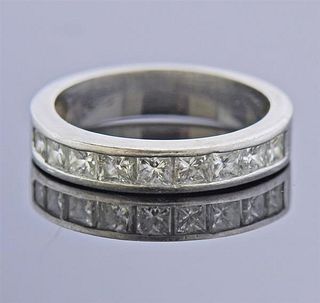 Platinum Diamond Band Ring