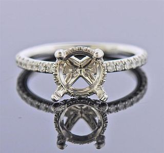 Blue Nile Platinum Diamond Engagement Ring Mounting