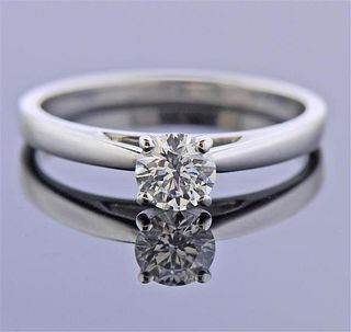 GIA 0.52ct Diamond 14K Gold Engagement Ring