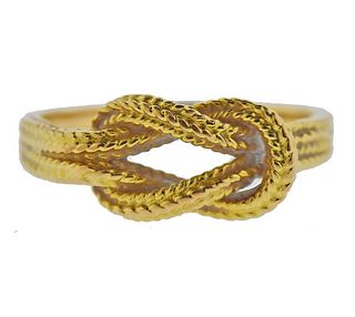 Lalaounis Greece 18K Gold Hercules Knot Ring