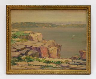 Frederick Boston Impressionist Landscape Painting