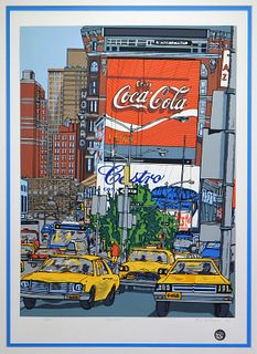 Cindy Wolsfeld New York City Taxi Lithograph