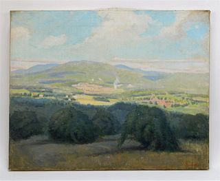 Anne Nichols Apple Orchard Landscape Painting