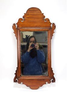 19C New England Chippendale Mirror