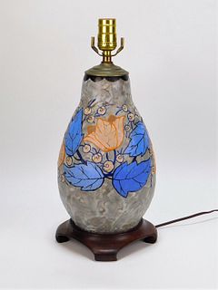 Louis Dage Botanical Ceramic Table Lamp