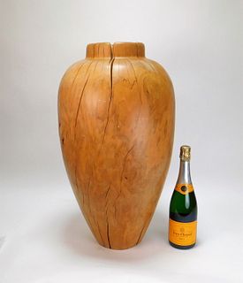 LG David & Michelle Holzapfel Burl Wood Vase