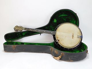 1920s DeWitt 4 String Tenor Banjo