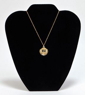 Terryberry 10K Gold OPI Commemorative Necklace