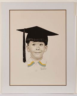 Norman Rockwell (American, 1894-1978) 'The Big Day' Lithograph