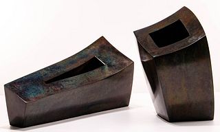 Jeffrey Brown (American, 20th Century) Bronze Sculptures