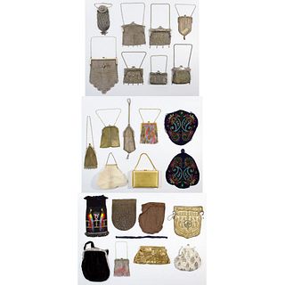 Mesh, Beaded and Fabric Hand Bag Assortment