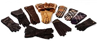Burberry and Designer Glove Assortment