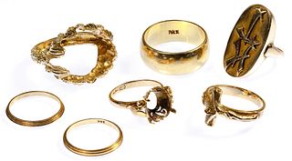 14k Yellow Gold Ring Assortment