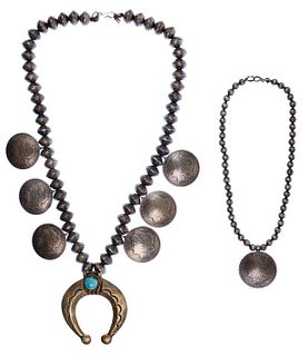 Navajo Style Morgan Dollar Necklace