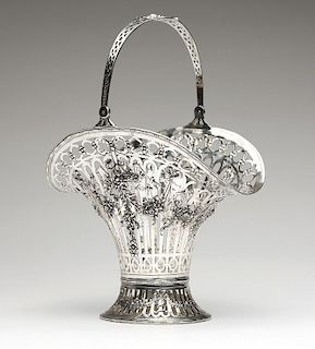 A German silver pierced basket, Georg Roth & Co.