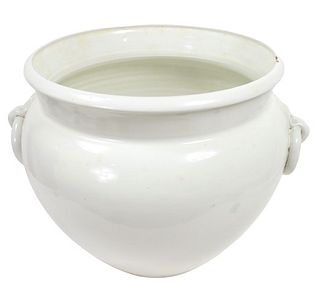 Large Ceramic Handled Pot