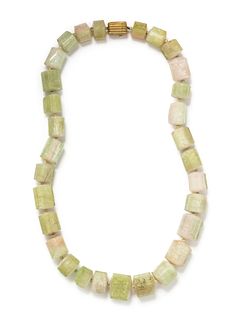 CHRISTOPHER WALLING, TOURMALINE BEAD NECKLACE