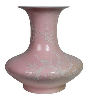 Large Chinese Porcelain Pate Sur Pate Vase
