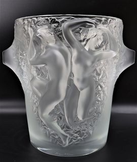 20th C. Lalique "Ganymede" Champagne Bucket