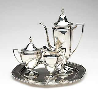 A Tiffany & Co. sterling silver tea service