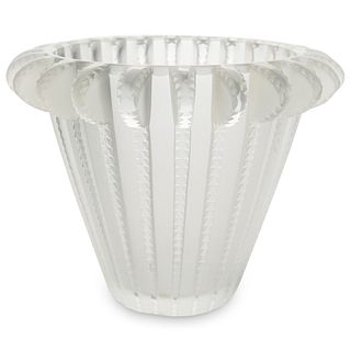 Lalique Crystal "Royat" Vase