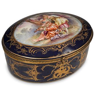 Sevres Porcelain Vanity Box