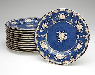 13 Copeland Spode porcelain dinner plates