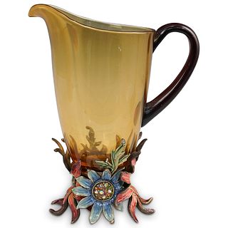 Jay Strongwater "Tuscany Bella" Pitcher