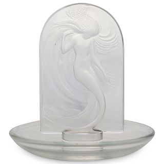 Lalique "Naiad" Crystal Pin Tray
