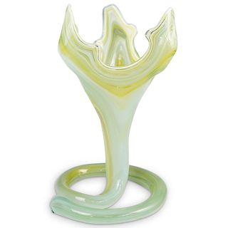 Murano Variegated Glass Vase