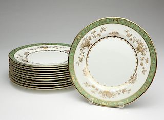 12 Minton for Tiffany & Co. dinner plates