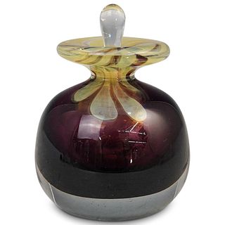 Vintage David R. Boutin Glass Perfume Bottle