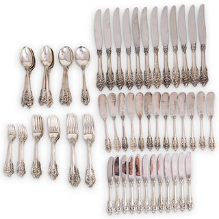 (97 Pc) Sterling Wallace "Grand Baroque" Flatware Set