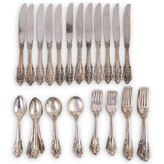 (57 Pc) Sterling Wallace "Grand Baroque" Flatware Set