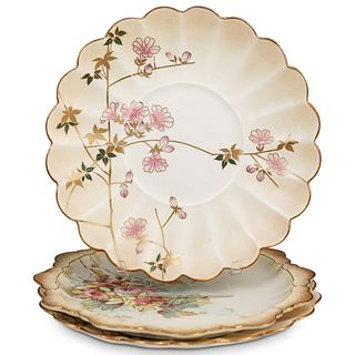 (3 Pc) Royal Doulton Burslem Porcelain Plates