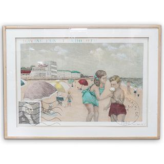 "Rehoboth Beach" Signed Lithograph