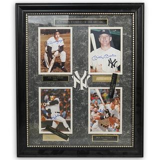 Autographed Framed NY Yankees Memorabilia