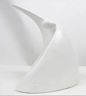 Modern Pottery Sculpture of Abstract Figure