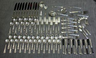 STERLING. Towle "French Provincial" Flatware Set.