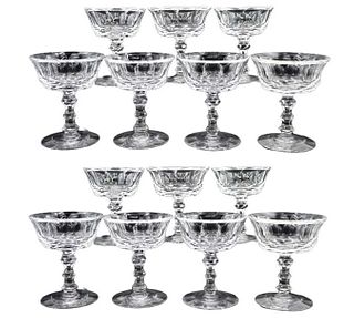 (14) Waterford Crystal Champagne / Sherbet Glasses