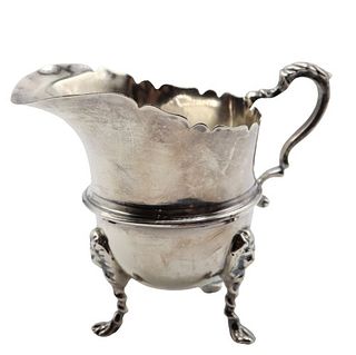 Antique English Sterling Footed Creamer 3.3 ozt.