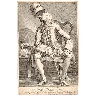 May 1763, John Wilkes, Esq., William Hogarth Original Satirical Political Print