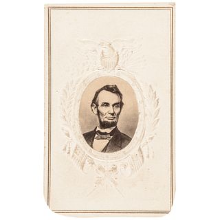 c 1863 Civil War Period President Abraham Lincoln Patriotic Carte-de-Visite
