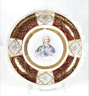 Antique Royal Vienna Portrait Plate