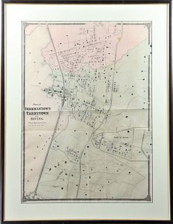 Antique Map of Beekman Tarrytown and Irving