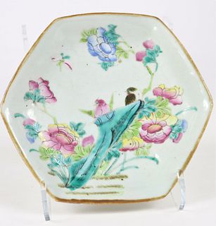 Antique Chinese Hand Painted Dish