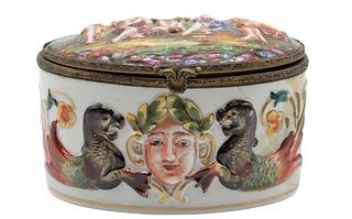 Capodimonte Porcelain Jewelry Box