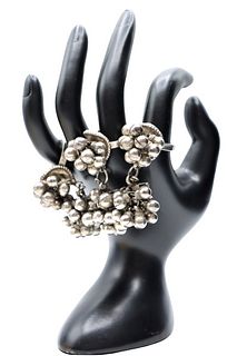 Middle Eastern Silver Cluster Rings