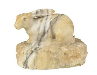 Stone Sculpture of Rabbit