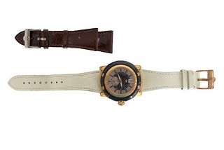Glam Rock Swiss Leather Wrist Watch